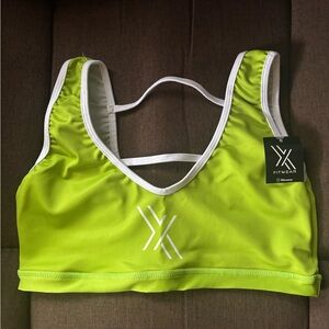 Fitwear Lime Green Sports Bra